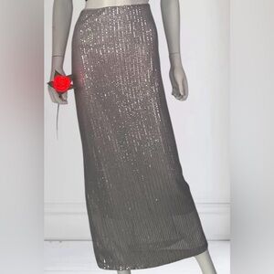 Elegant Silver Skirt